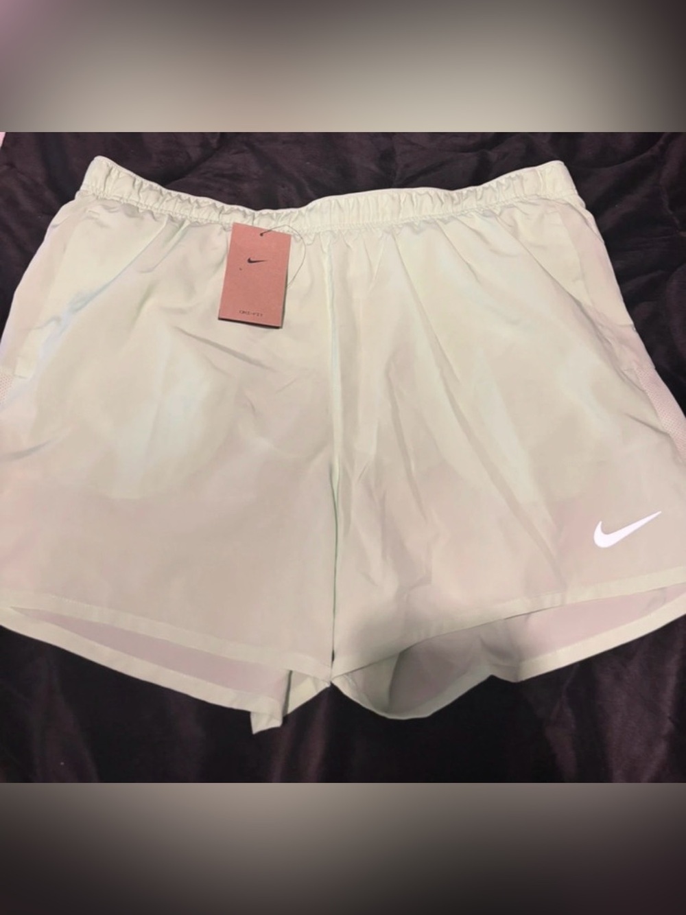Nike Women’s White Athletic Shorts with Elastic Waist